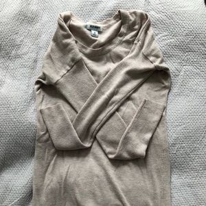 Cream long sweater